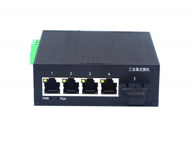 千兆1光4電工業級以太網交換機