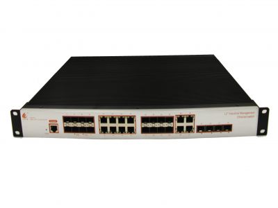 YH600-428GS-M-SFP管理型工業交換機